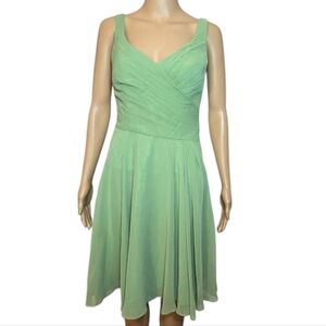 Mori Lee Dress Fit Flare Cocktail Green Womens Size See Measurments